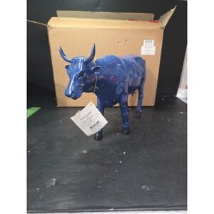 Cow Parade Cattle Splattle Figurine, Westland Giftware, Box/Tag, Flaw